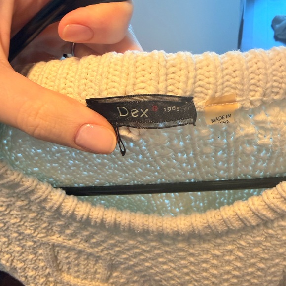 Dex Cream Cable Knit Sweater - Picture 3 of 3